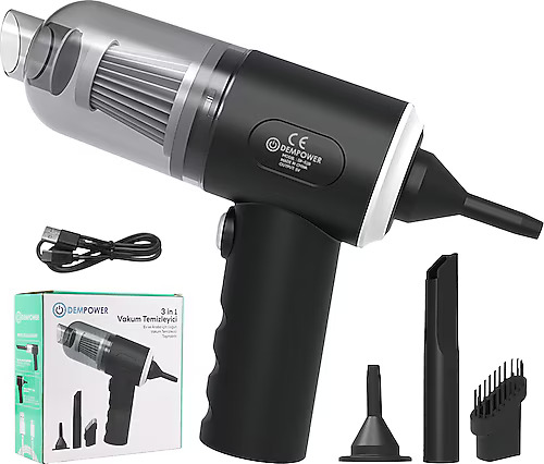 DEMPOWER ŞARJLI ARAÇ SÜPÜRGESİ 