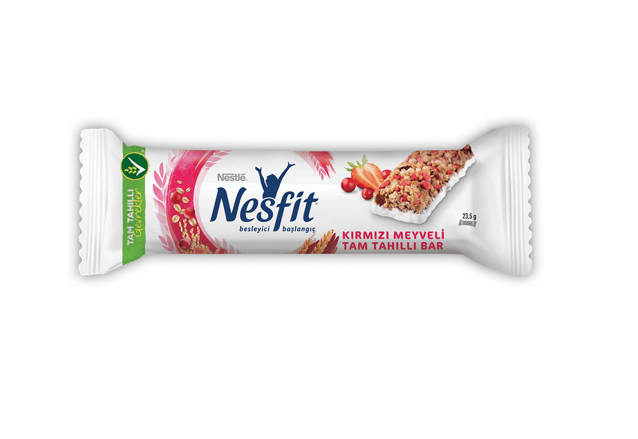 Nestle Nesfit Kırmızı Meyveli Tam Tahıll Bar 23.5 Gr