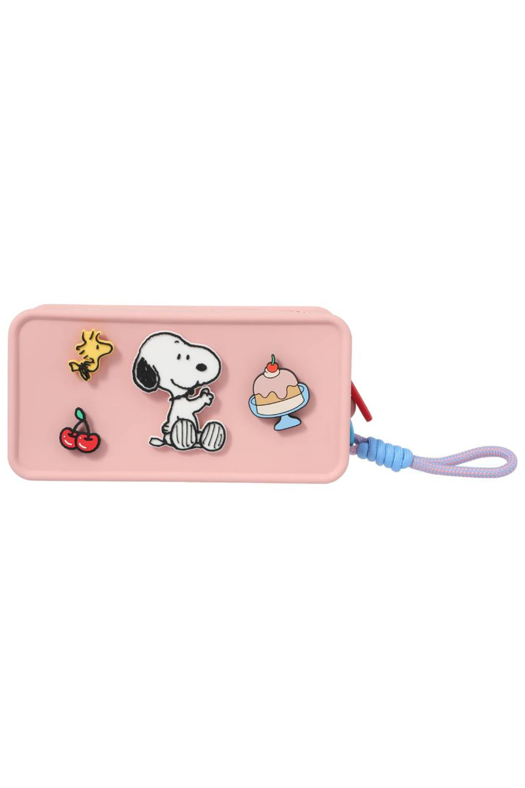 Snoopy Lisanslı Silikon Kozmetik Çantası - Pembe