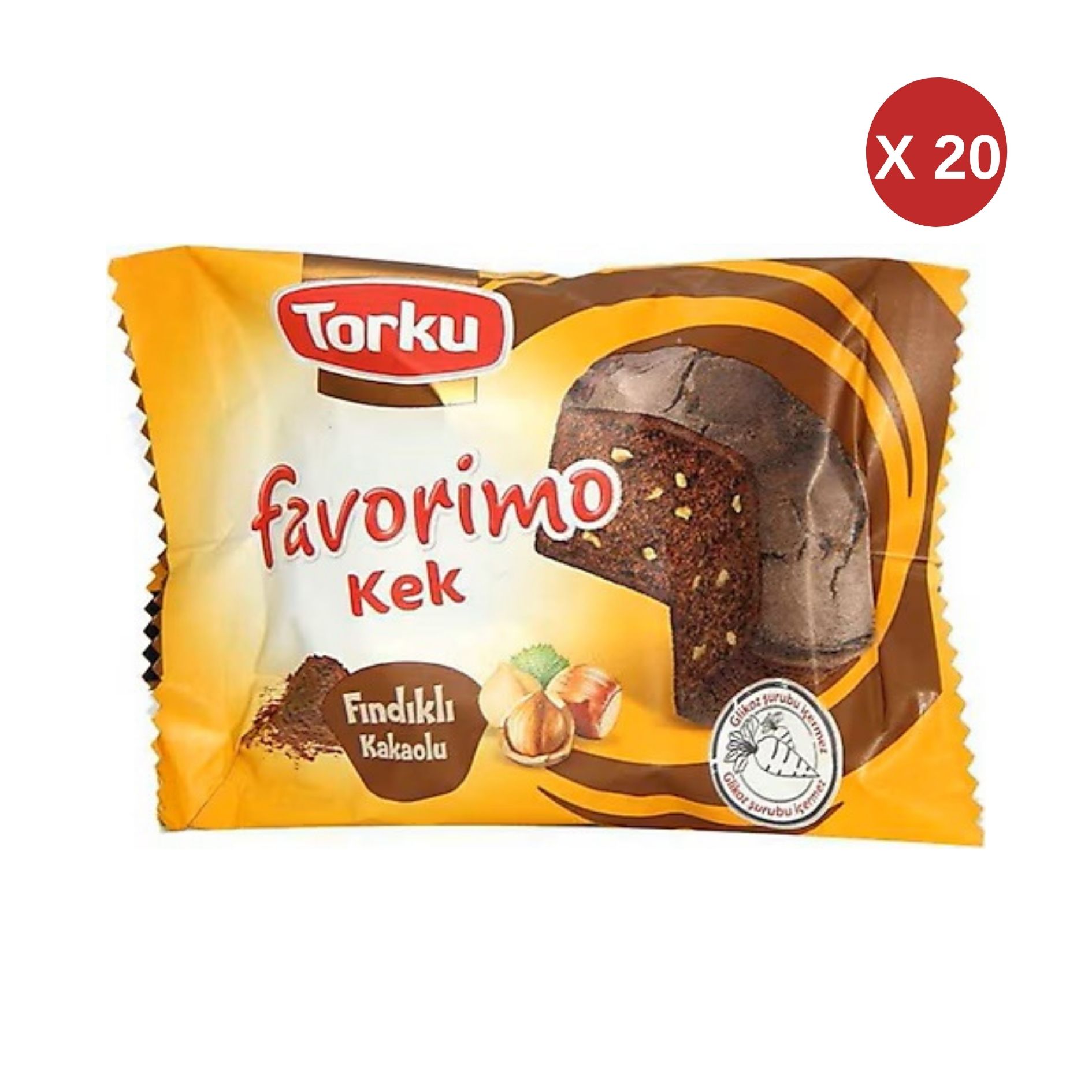 TORKU FAVORİMO KAKAOLU KEK 30 GR 20 ADET