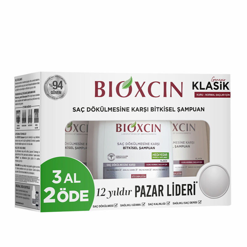 BIOXCIN GENESİS ŞAMPUAN 3 AL 2 ÖDE 3*300 ML