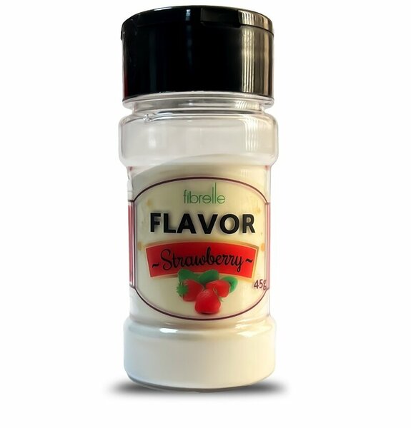 Fibrelle Flavor Çilek Aromalı Toz Aroma 45 g