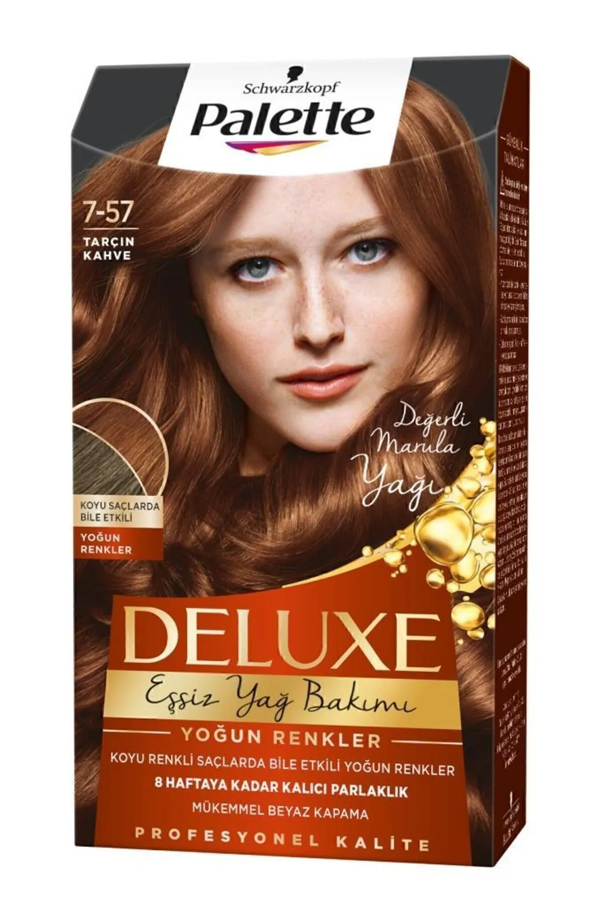 PALETTE DELUXE SAÇ BOYASI 50 ML 7-57 TARÇIN KAHVE