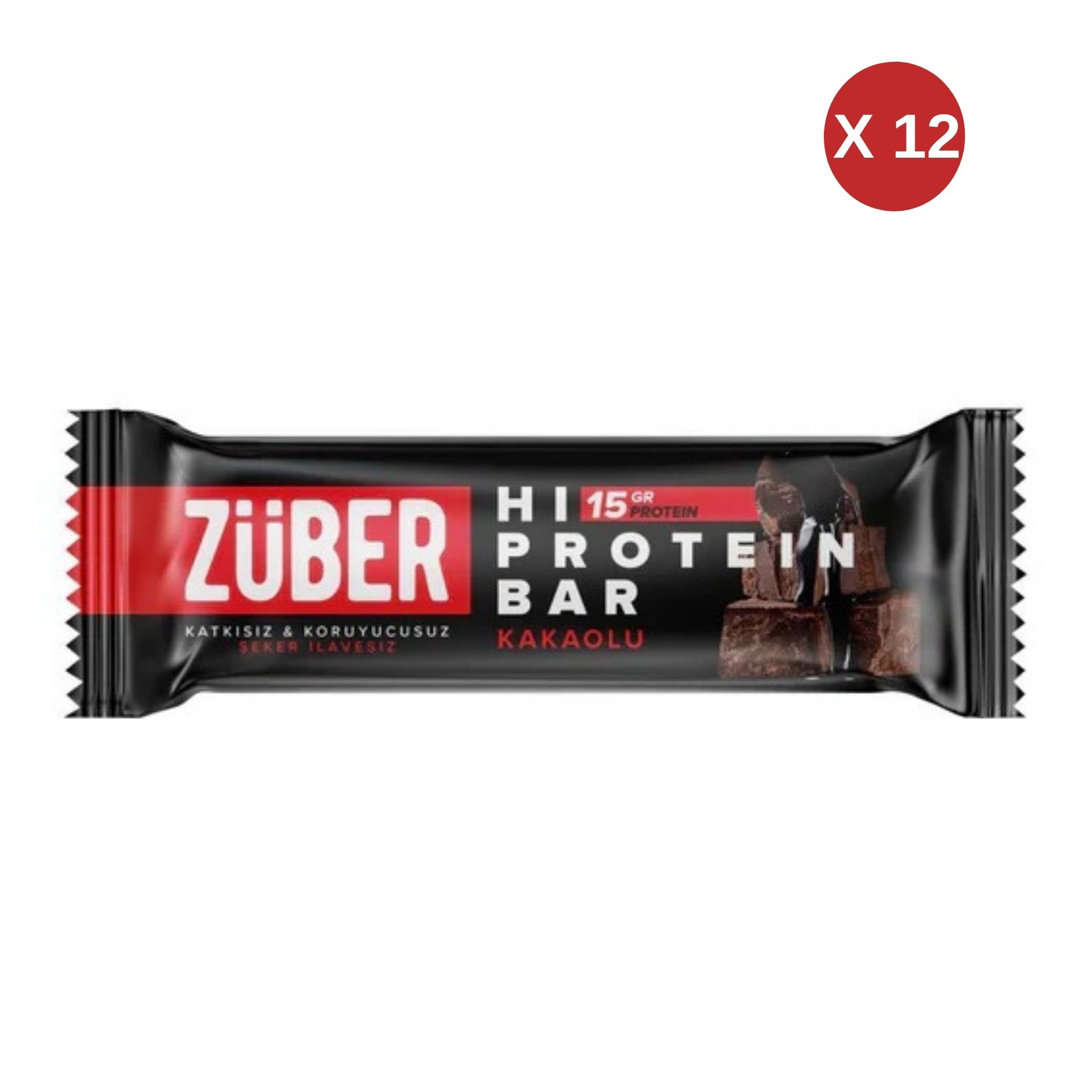  ZÜBER Kakaolu Hi-Protein Bar 45gr 12 ADET
