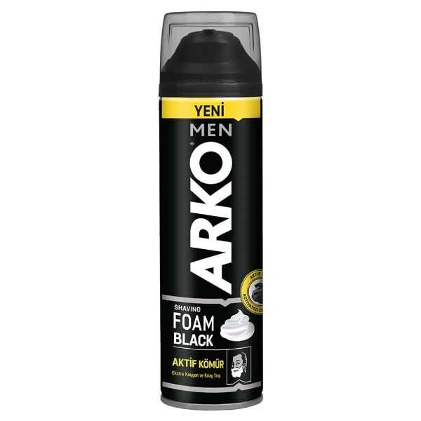 ARKO MEN BLACK TRAŞ KÖPÜĞÜ 200 ML 