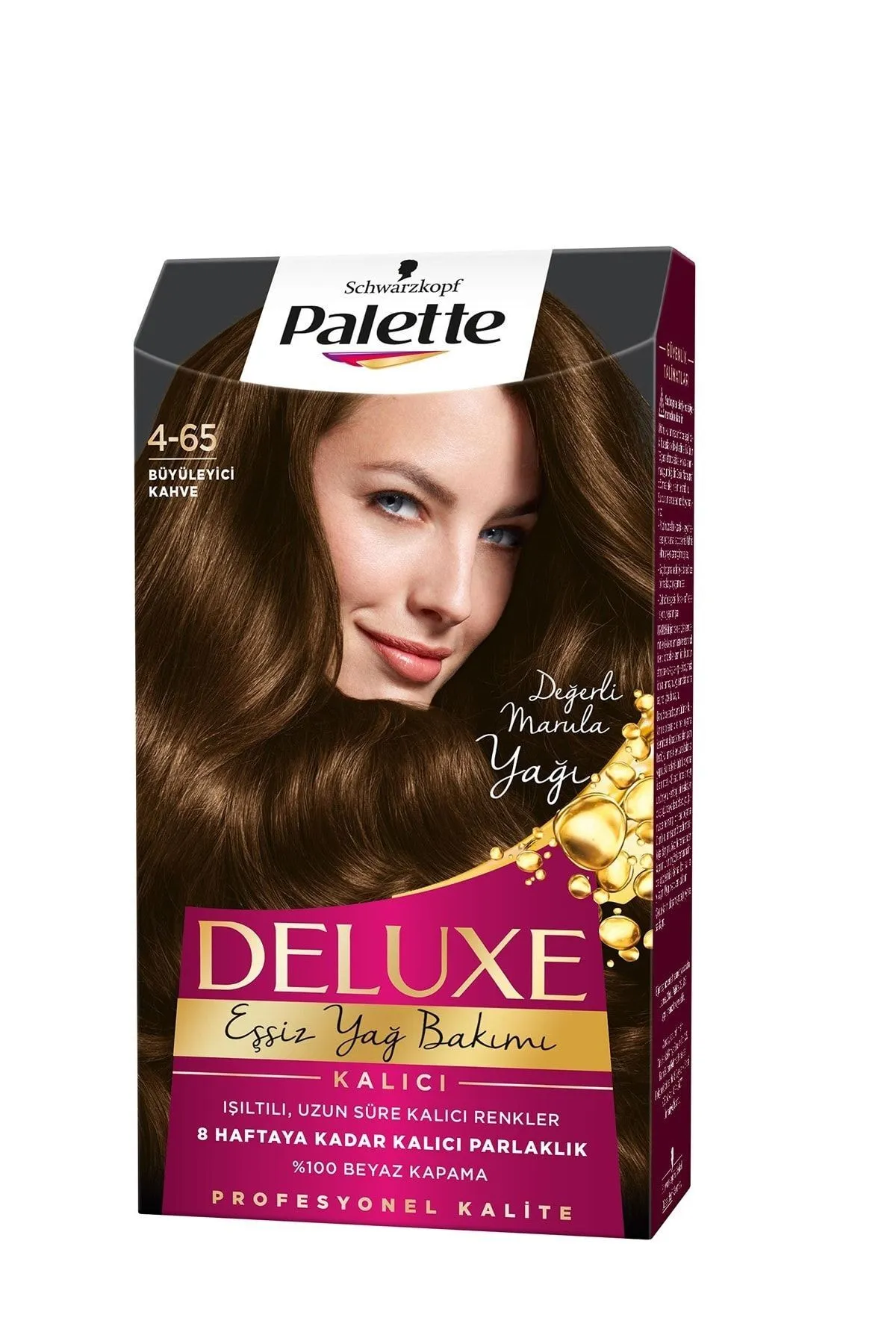 PALETTE DELUXE SAÇ BOYASI 50 ML 4-65 BÜYÜLEYİCİ KAHVE