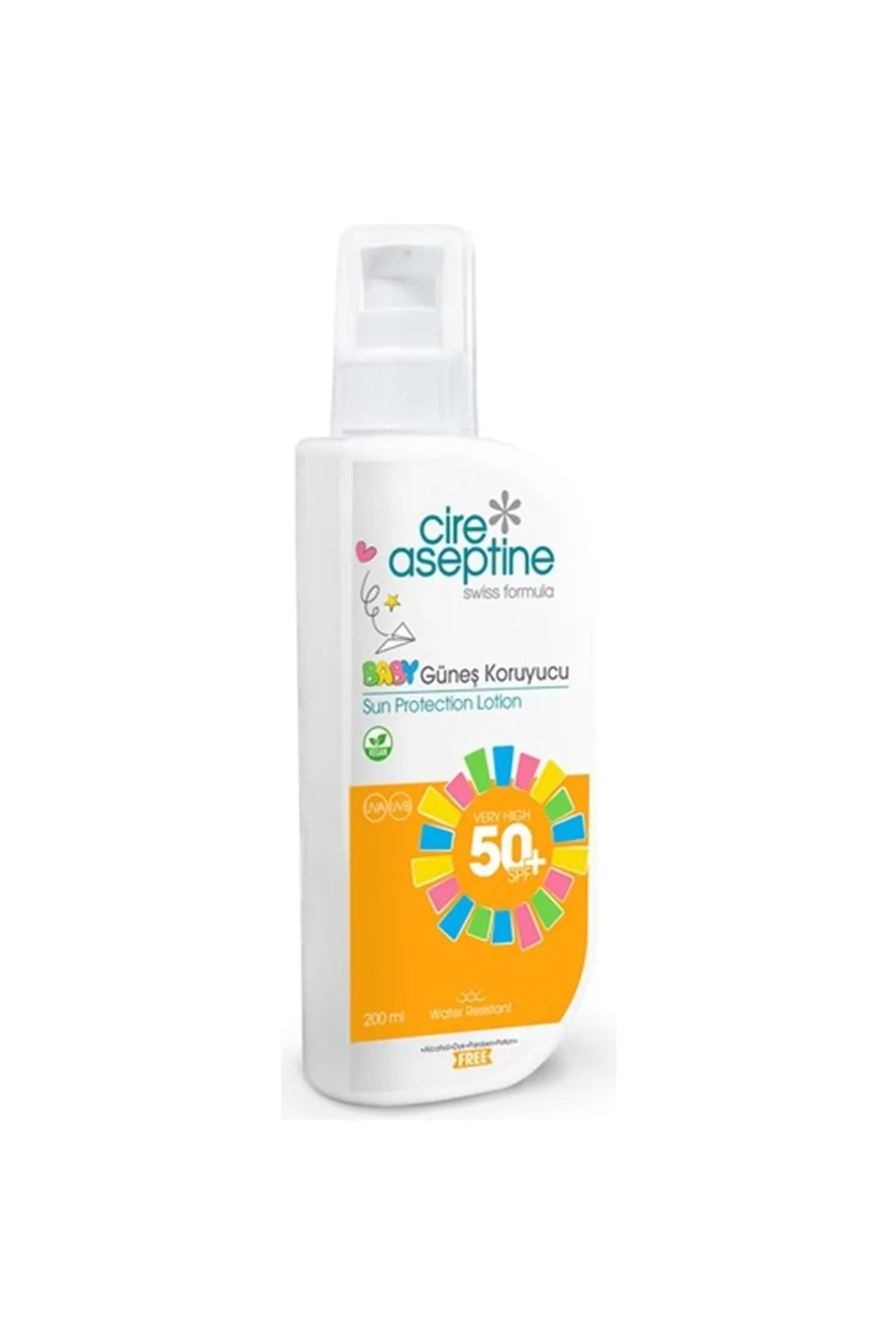 CİRE ASEPTİNE SUN BABY LOTİON SPF50+ (200 ML)