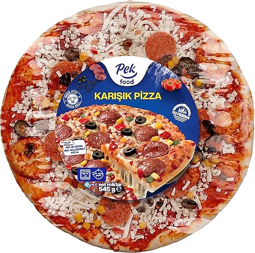 PEK FOOD KARIŞIK PİZZA 545 GR 