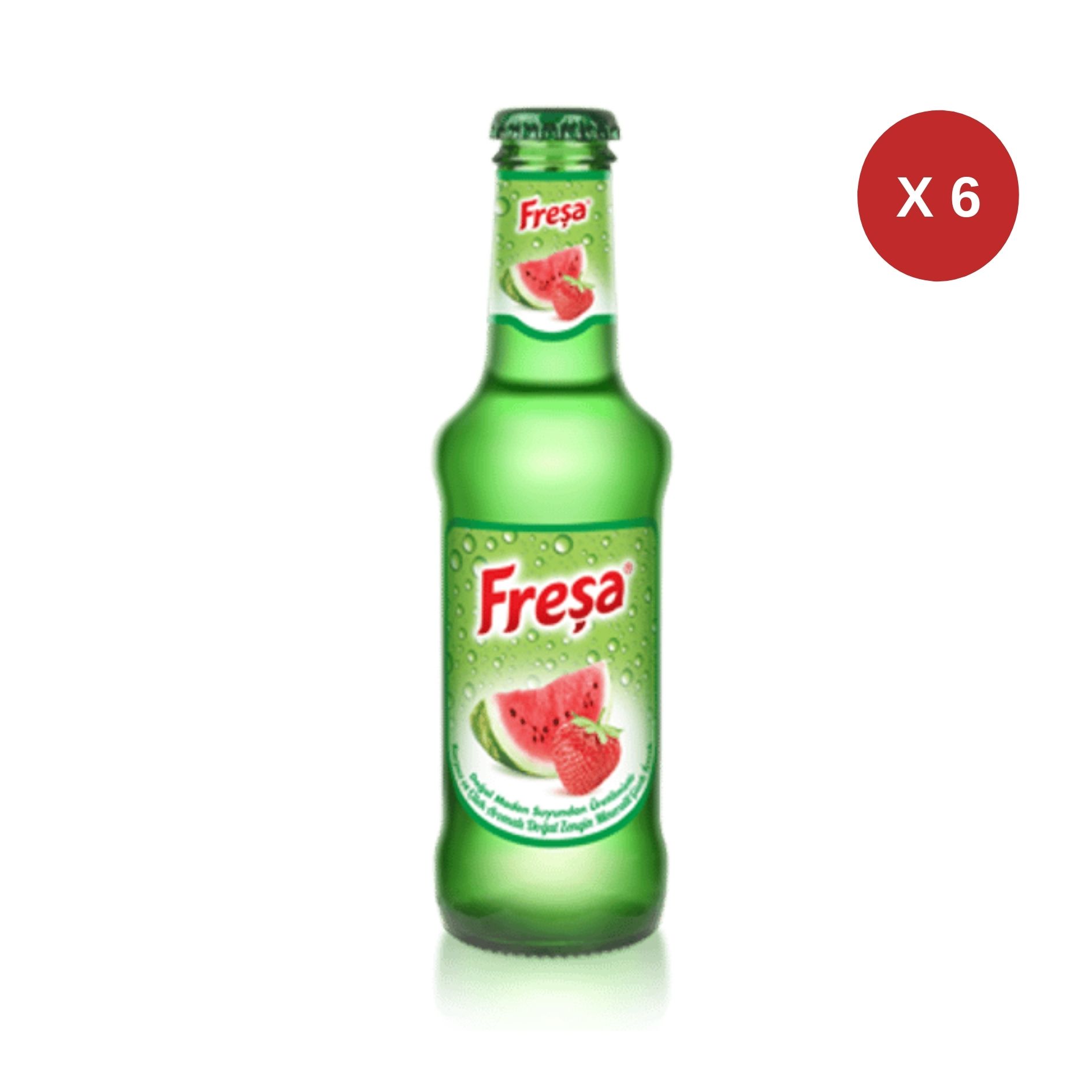 FREŞA KARPUZ ÇİLEK AROM.MADEN SUYU 200 ML (6 ADET)