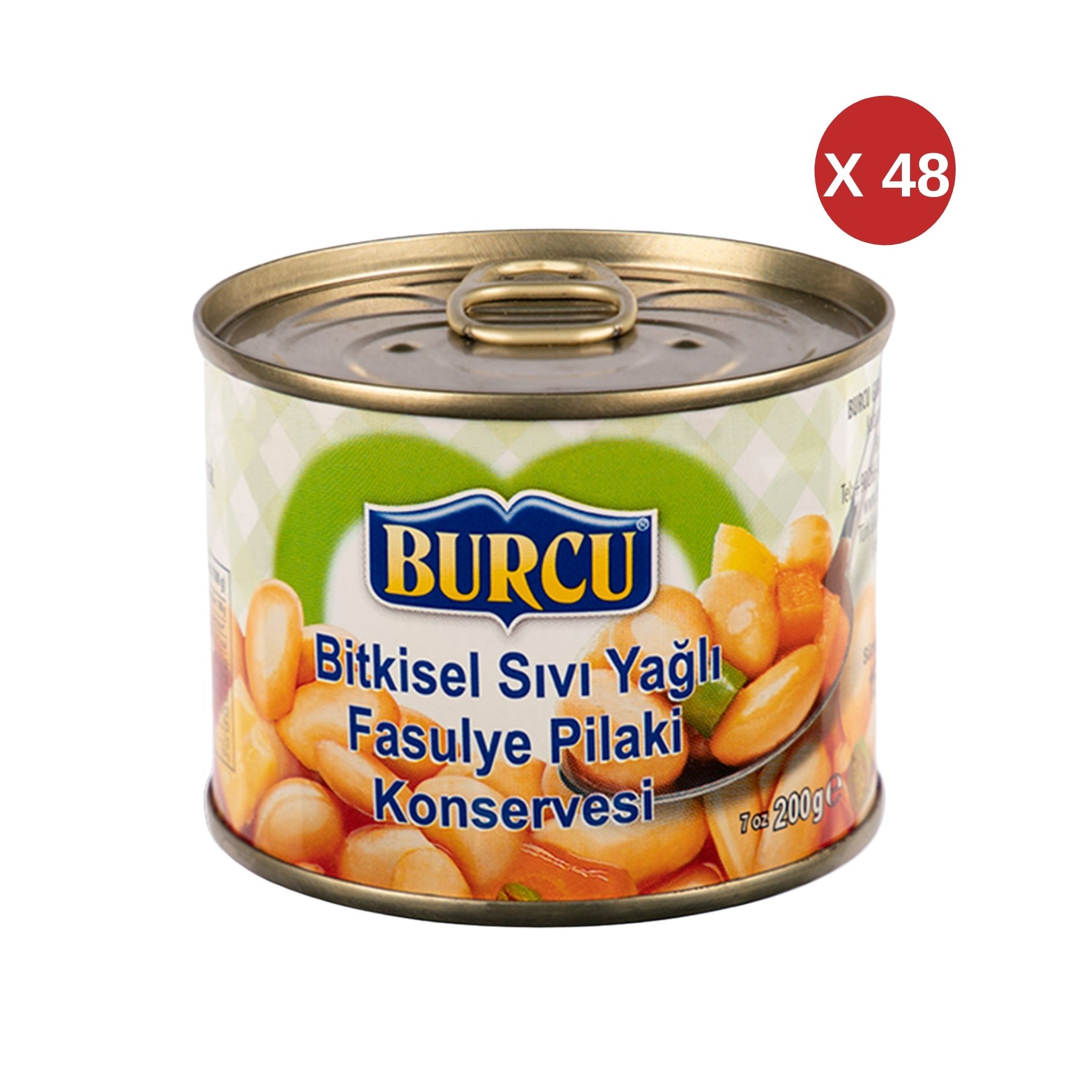BURCU FASÜLYE PİLAKİ 200 GR (48 ADET)