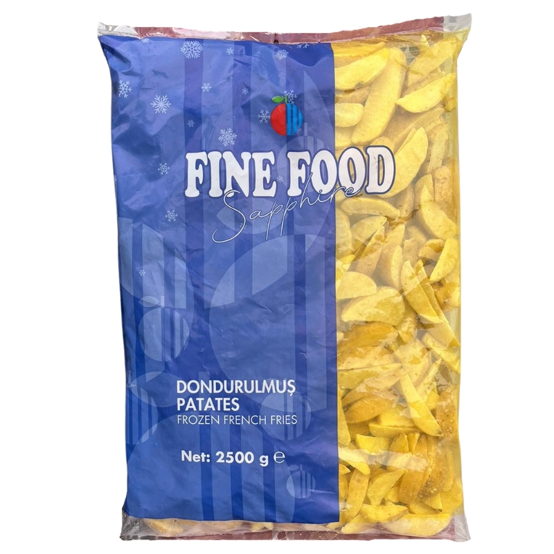 FINE FOOD ELMA DİLİMLİ PATATES 2,5 KG