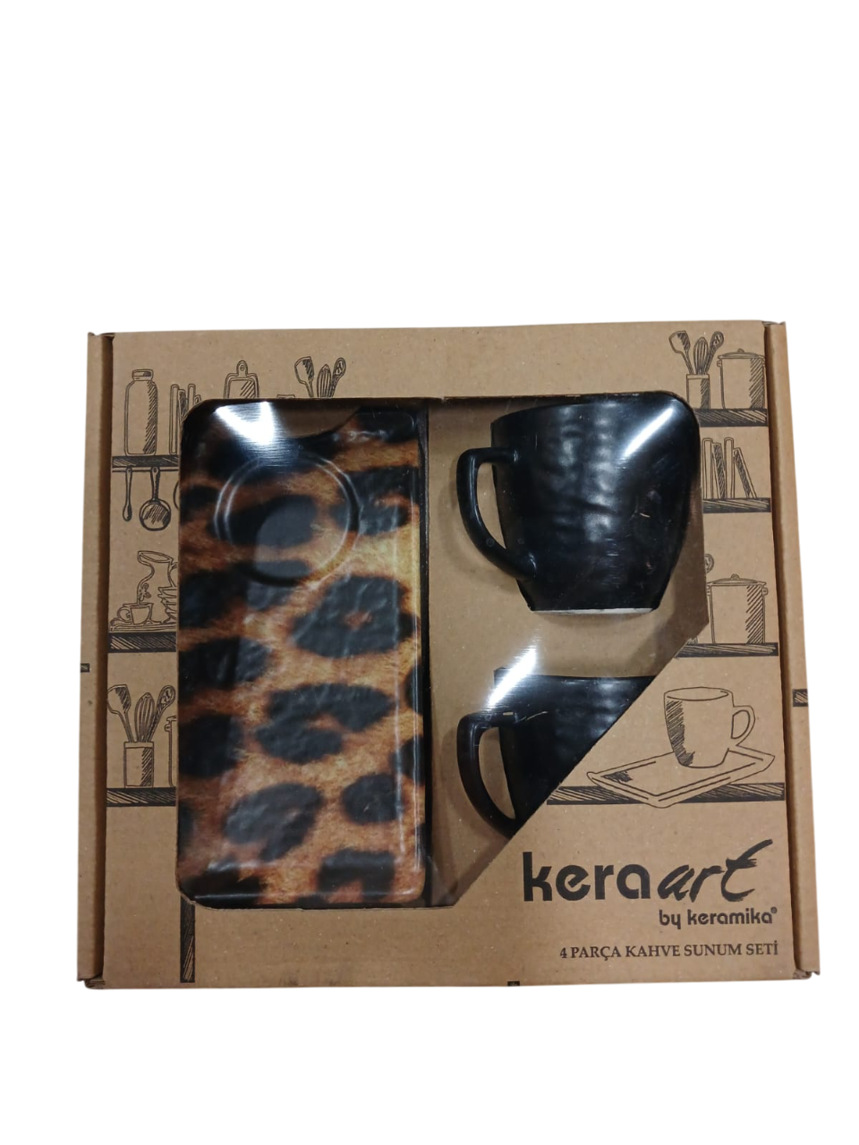KERAMİKA SET ATIŞTIRMALIK 2 KİŞİL FİNCAN