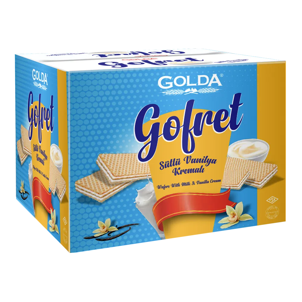 GOLDA WAFERS SADE VANİLYA AROMALI GOFRET(175 GR)