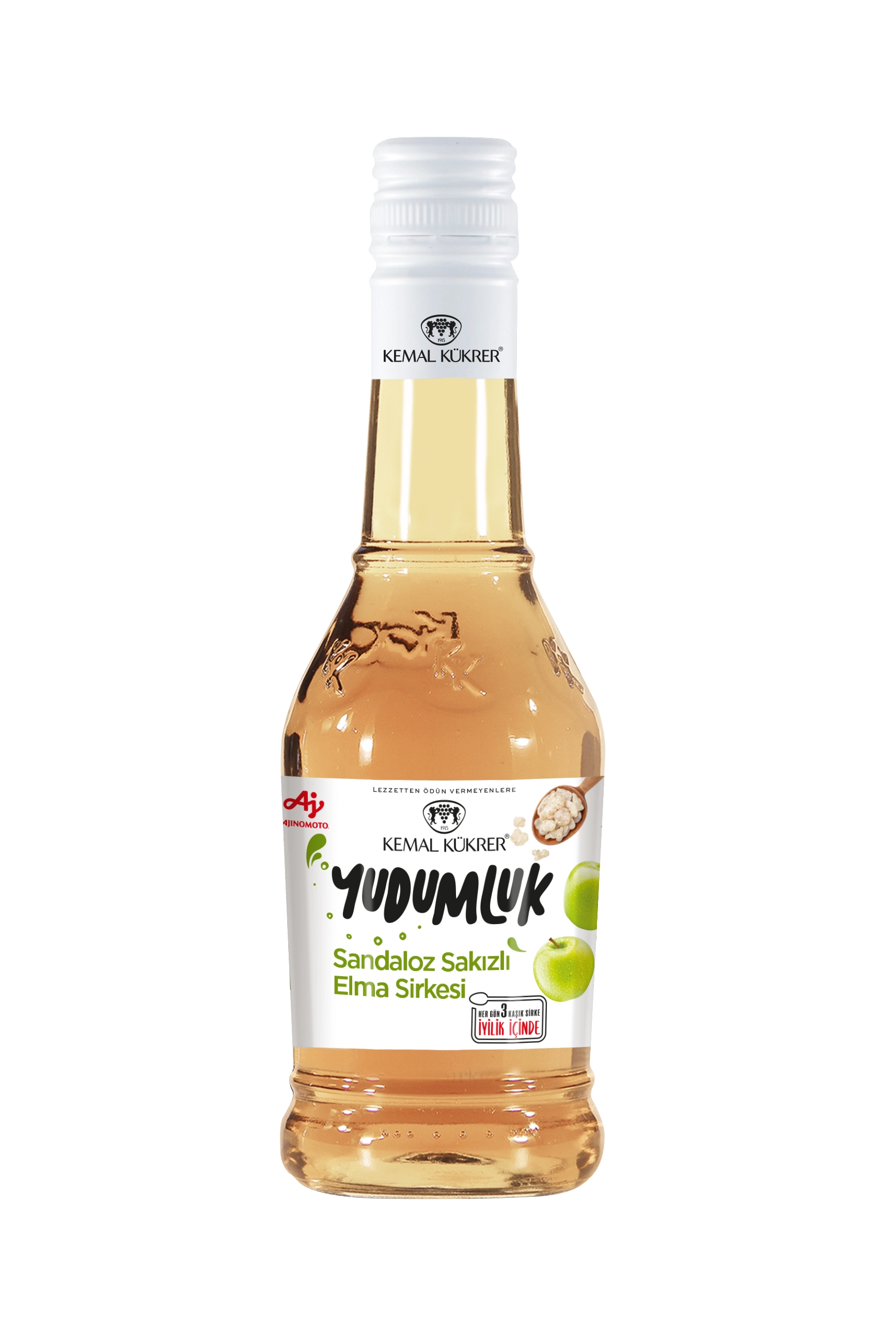 K.KÜKRER SANDALOZ SAKIZLI ELMA SİRKESİ CAM 500 ML 