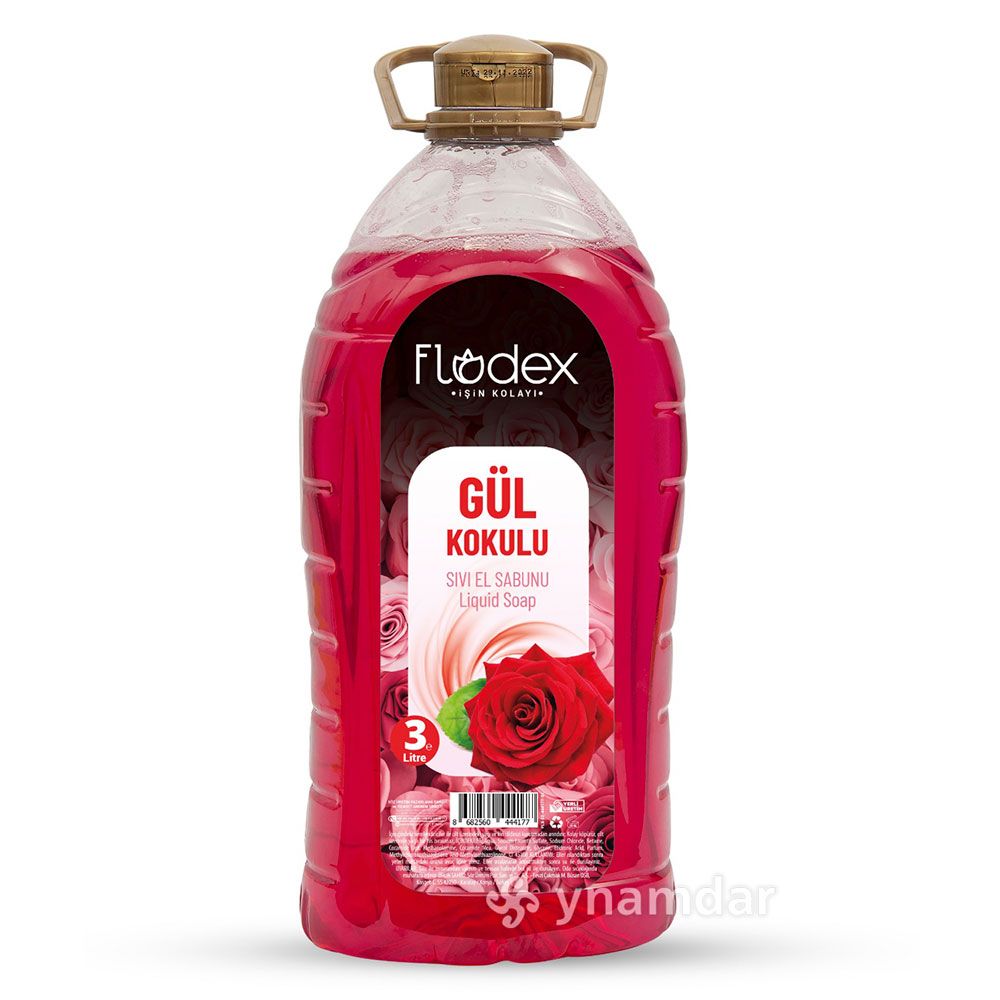 FLODEX SIVI SABUN GÜL KOKULU 3 LT