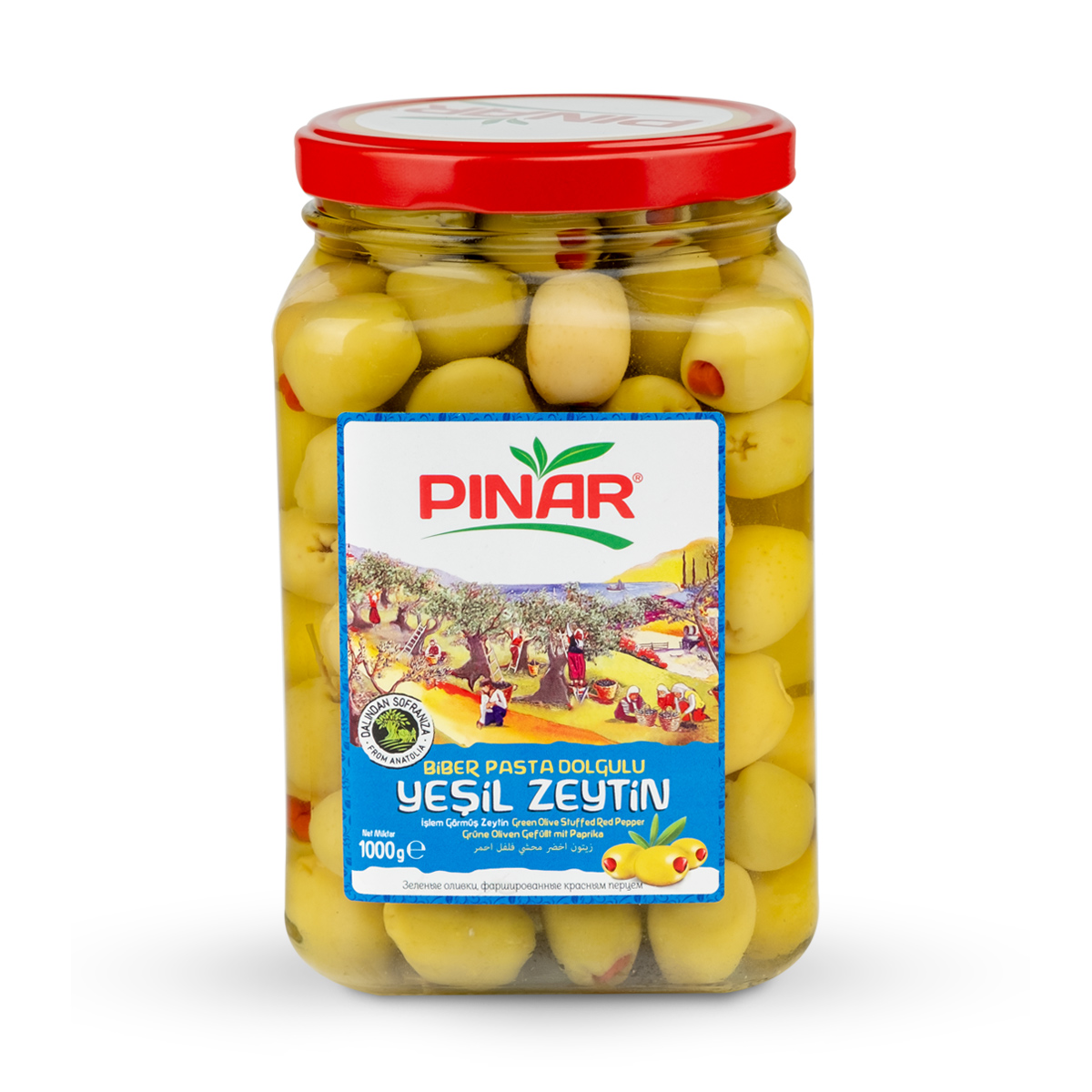 PINAR 1600 cc CAM 231-260 BİBER PASTA DOLGULU YEŞİ