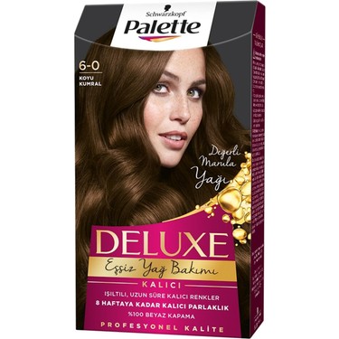 PALETTE DELUXE SAÇ BOYASI 50 ML  6-0 KOYU KUMRAL