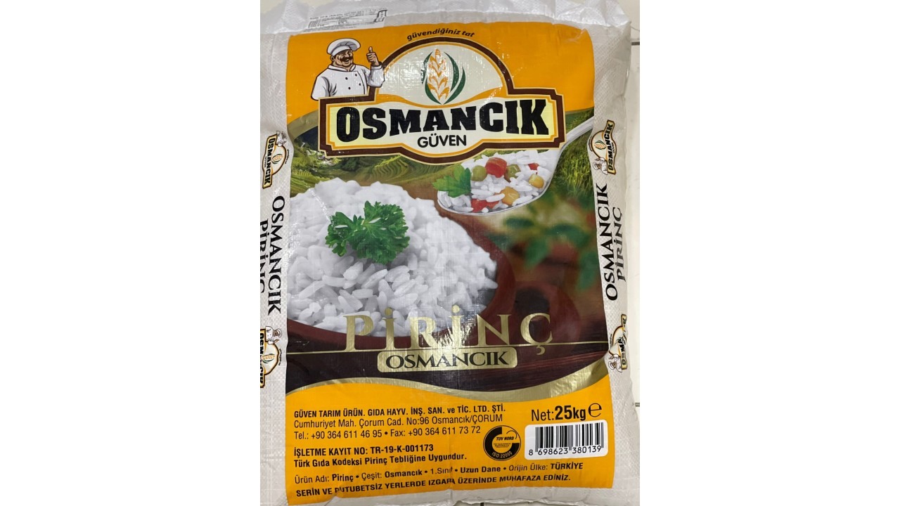 GÜVEN OSMANCIK PİRİNÇ 25 KG