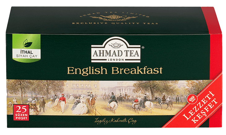  AHMAD TEA ENGLISH BREAKFAST 25X2 GR BARDAK POŞET ÇAY