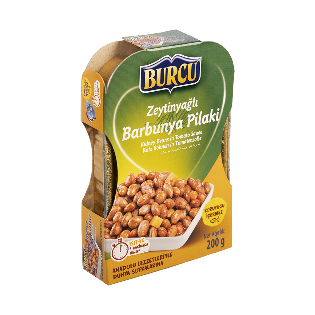BURCU ZEYTİN YAĞLI (KÜVET) BARBUNYA PİLAKİ 200 GR