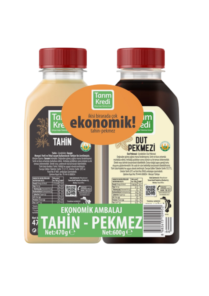 TK TAHIN 470 G - DUT PEKMEZI 600 G 2LI PAKET