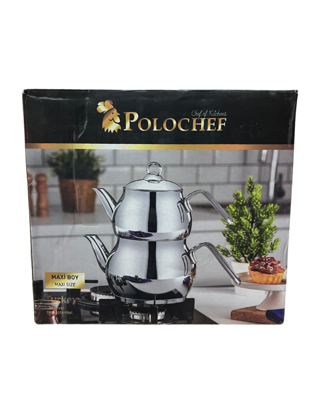 POLOCHEF NCK-102 ÇELİK MAXI ÇAYDANLIK