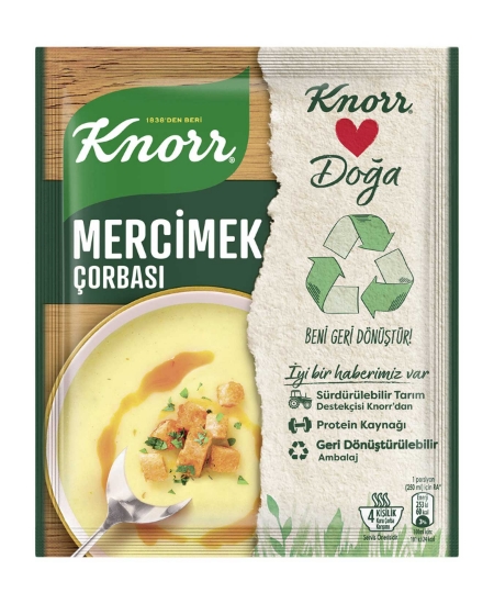 KNOR ÇORBA MERCİMEK (12 ADET)