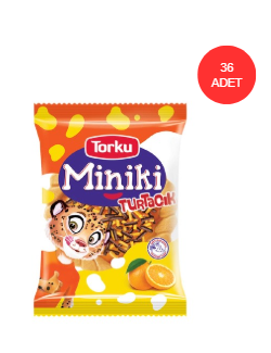 TORKU MİNİKİ TURTACIK PORTOKAL BİSKÜVİ 25 GR 36 ADET