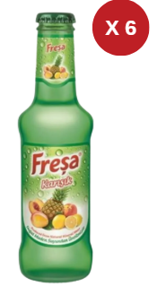 FREŞA KARIŞIK MEYVE AROM.MEDEN SUYU 200 ML (6 ADET)