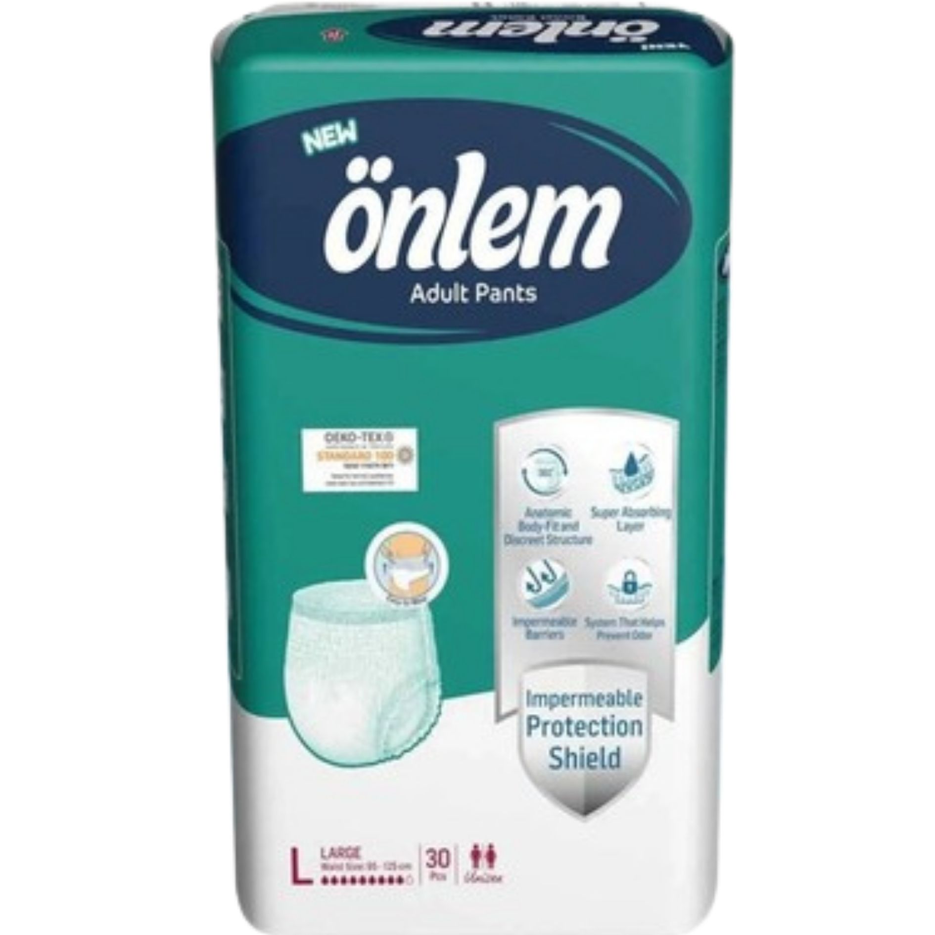  ÖNLEM HASTA BEZİ KÜLOTLU LARGE 30 LU