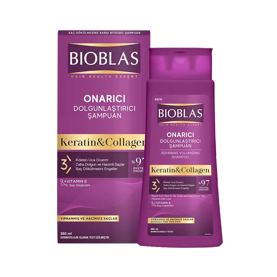 BIOBLAS KERATİN COLLAGEN ŞAMPUAN 360 ML