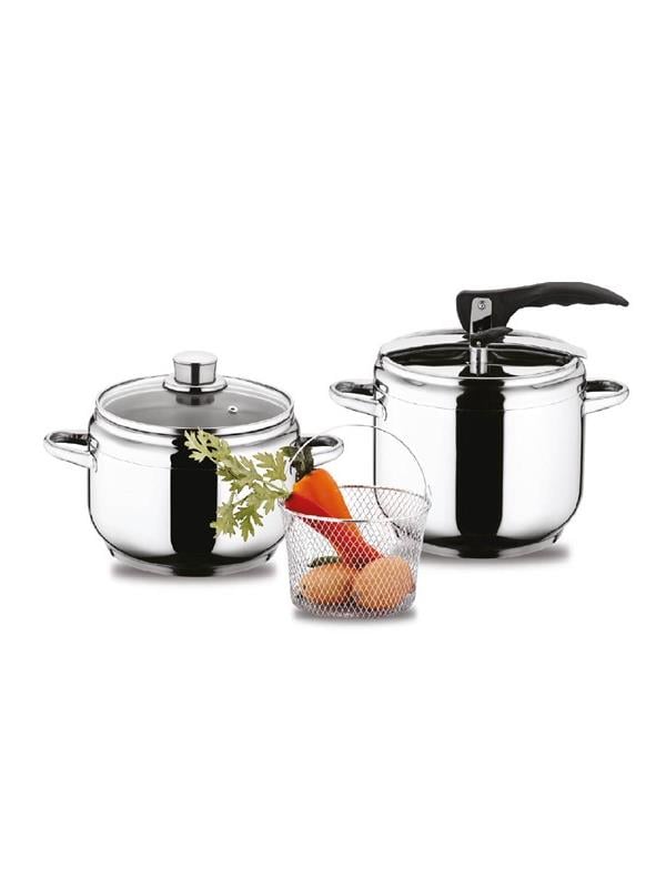 HOME PERFECT 5LT+ 9LT DÜDÜKLÜ SET SİYAH KULP