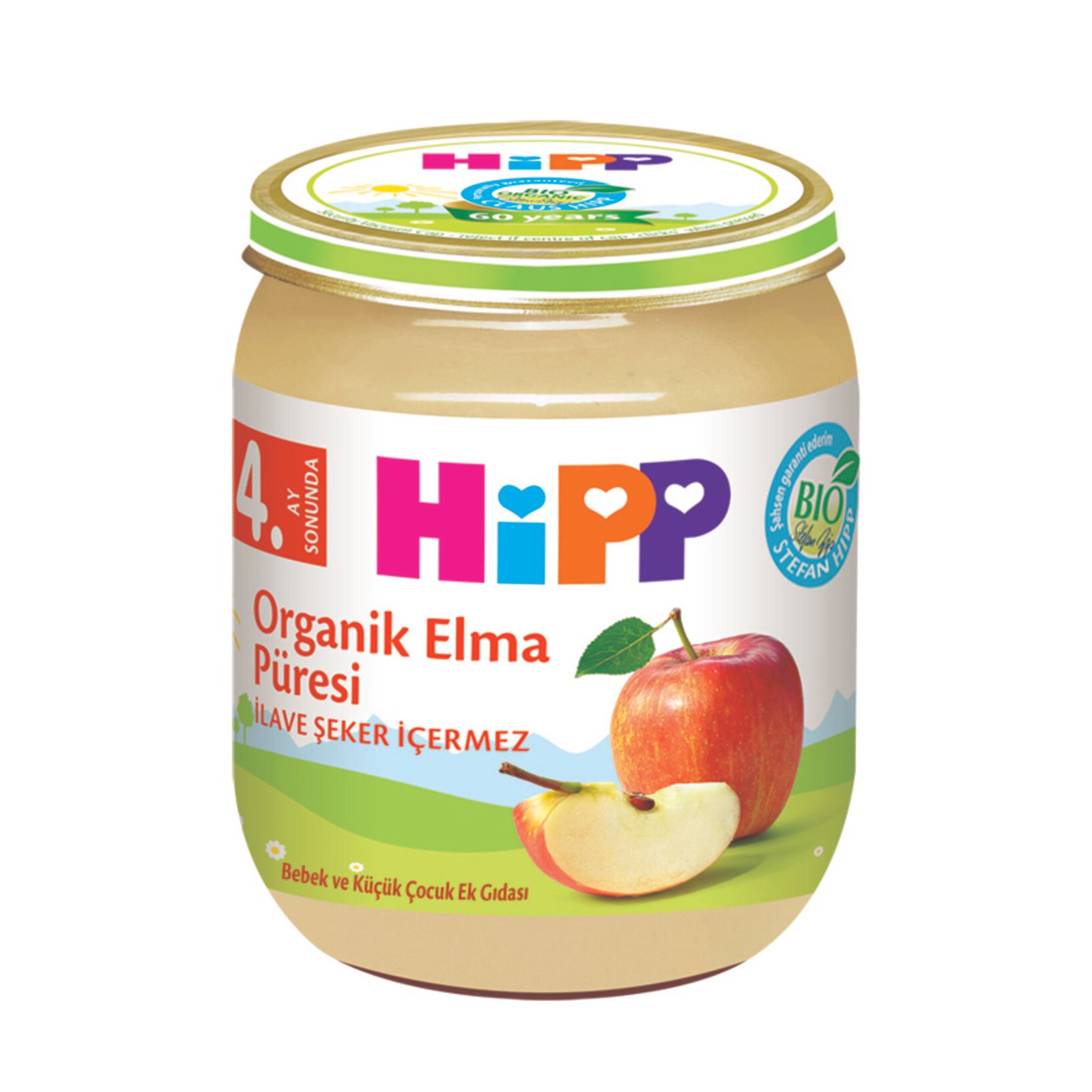 HİPP ORGANİK ELMA PÜRESİ 125 GR