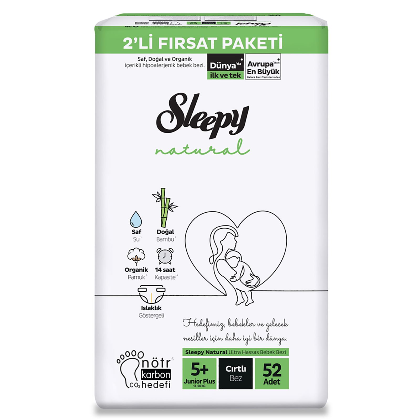 SLEPY FIRSAT PAKET NATURAL 2'Lİ JUNİOR + PLUS NO:5