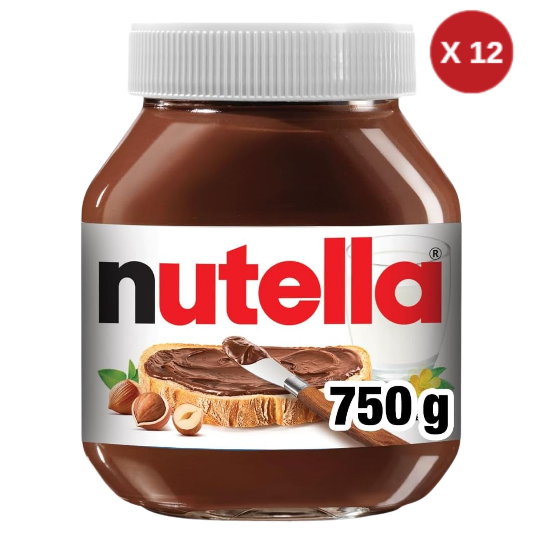  NUTELLA 750 GR. 12 ADET