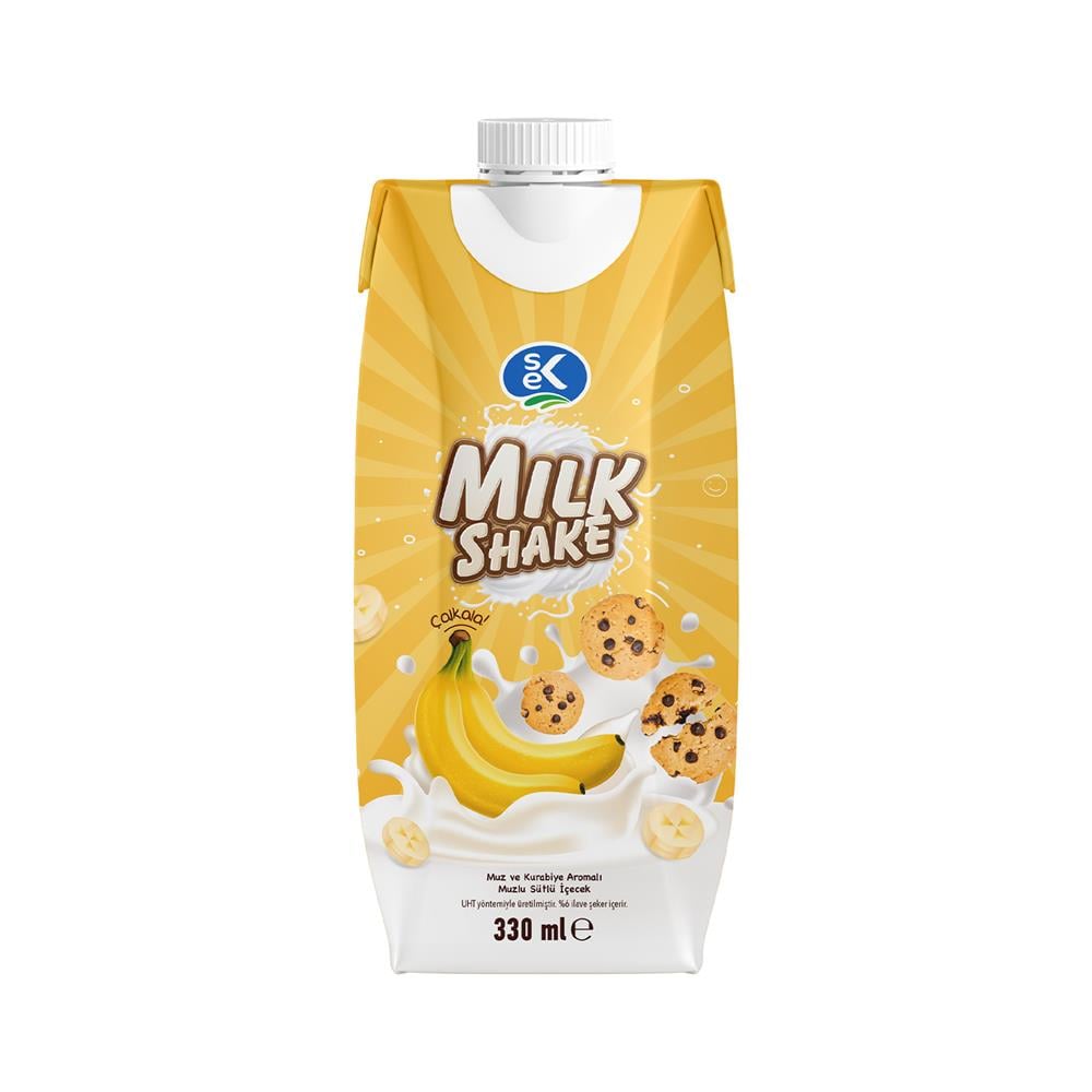 SEK STERILIZE MILKSHAKE 330 ML MUZ KURABIYE
