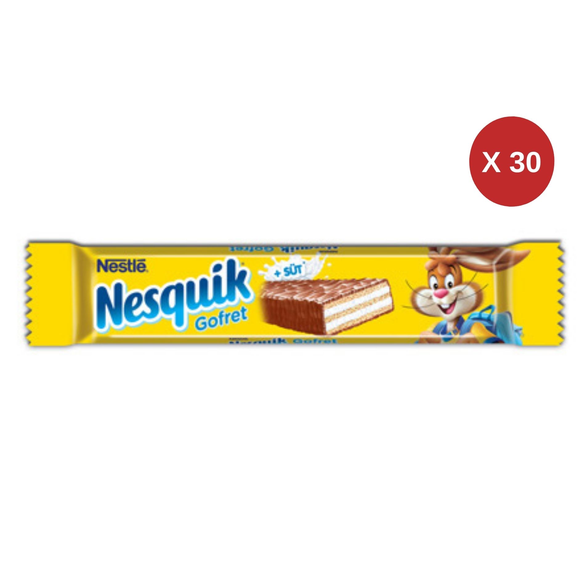 Nestle Nesquik Sütlü Çikolatalı Gofret 26,7 g (30 ADET)