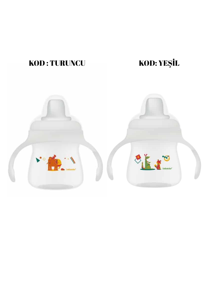 BEBEDOR 150ML YUMUŞAK UÇ ALIŞTIRMA BARDAĞI - 8507R1 