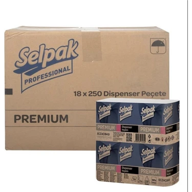 SELPAK PREMİUM DİSPANCER PEÇETE 250 Lİ 