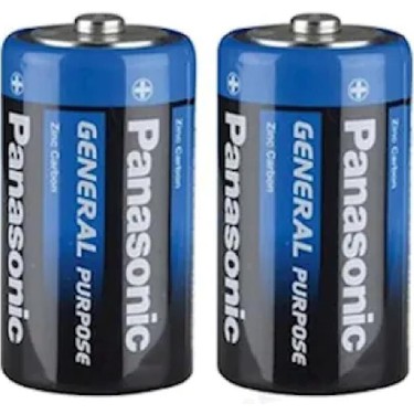 R20BE/2BP PANASONİC MANGANEZ BLISTER BÜYÜK PİL