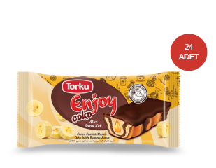 TORKU ENJOY ÇOKO MUZLU SOSLU KEK 55G 24 ADET
