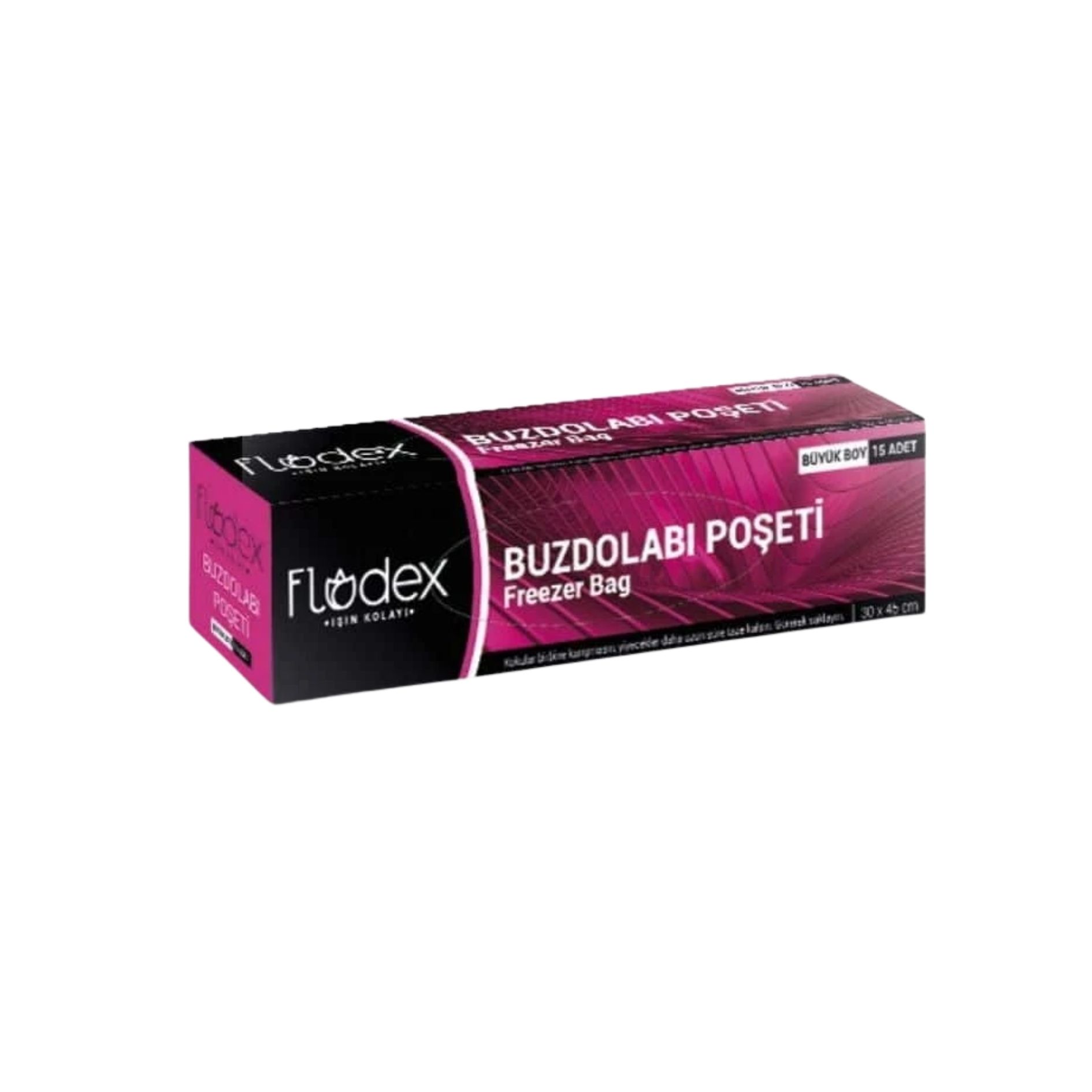 FLODEX KİLİTLİ BUZDOLABI POŞETİ ORTA