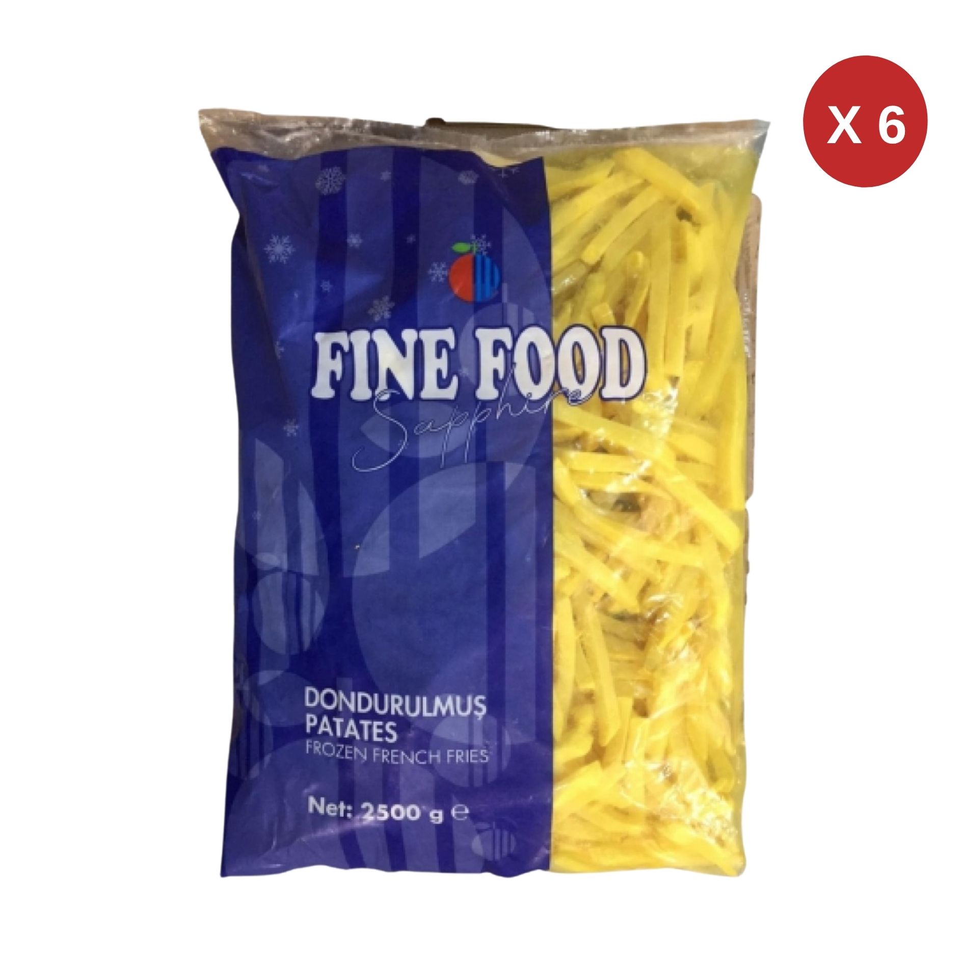 FINE FOOD PARMAK PATATES 2,5 KG 9x9 (6 ADET)