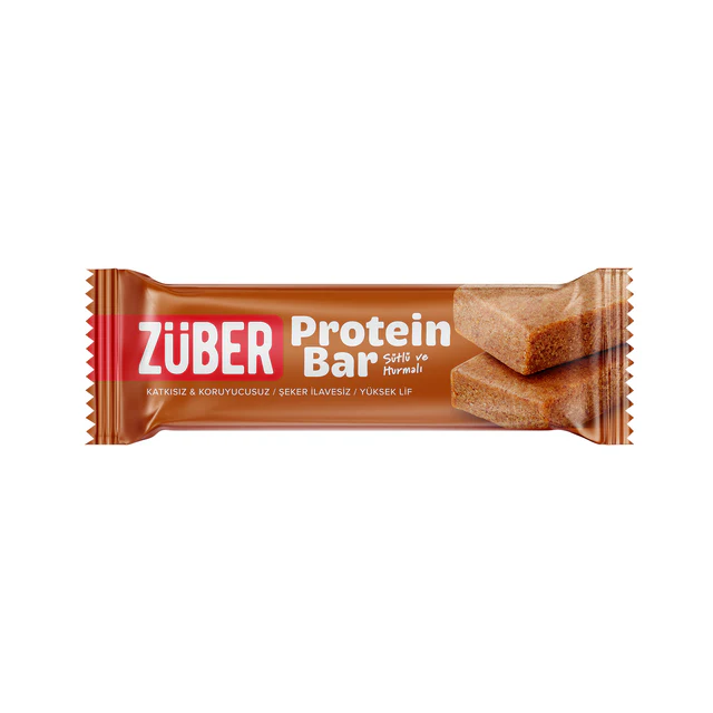 ZÜBER Protein Bar Sütlü Hurmalı 35gr 