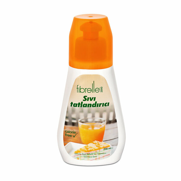 Fibrelle Zero Sıvı Tatlandırıcı 200 ml ( Sukraloz)
